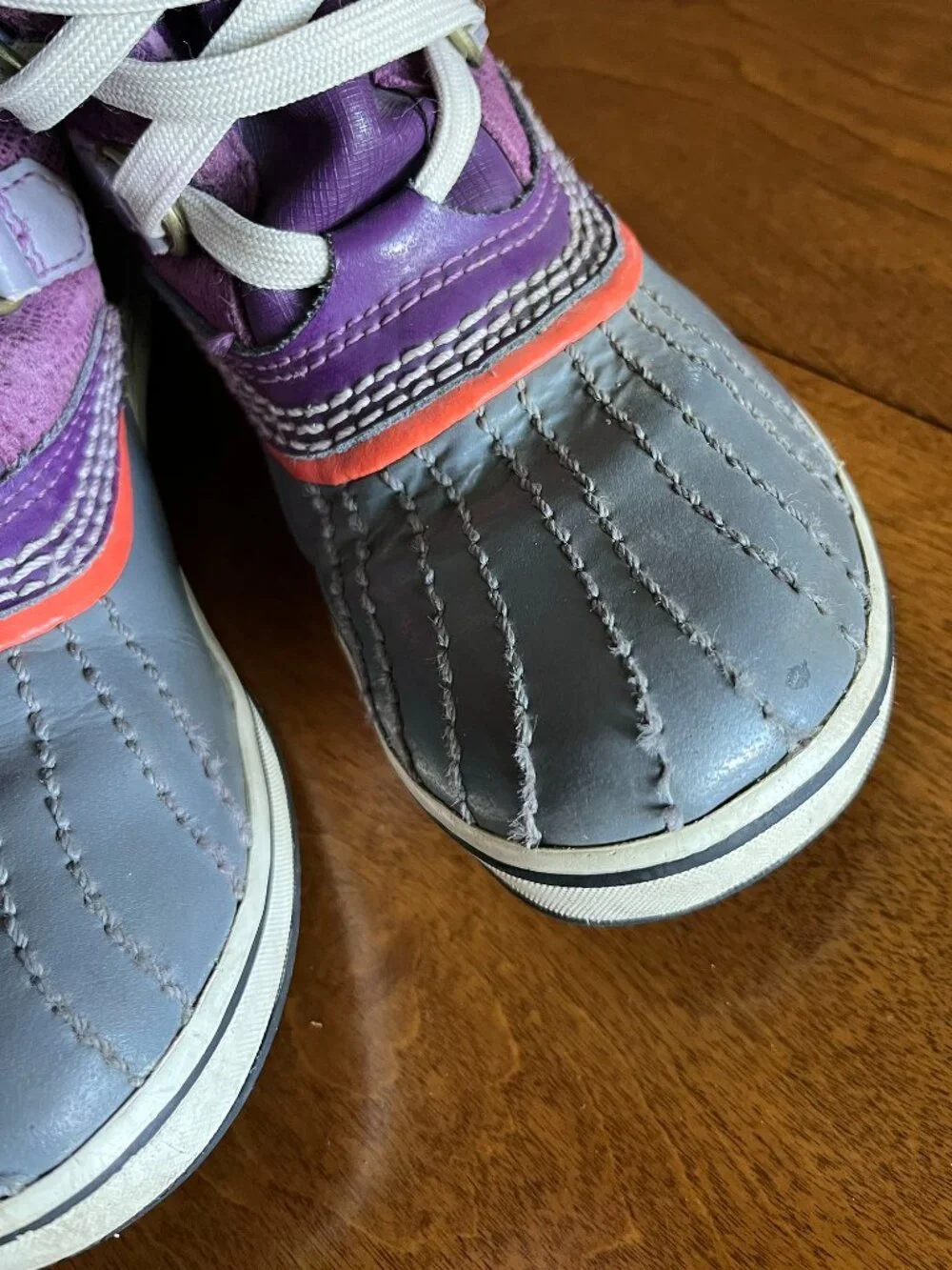 Sorel purple cozy winter boots 1